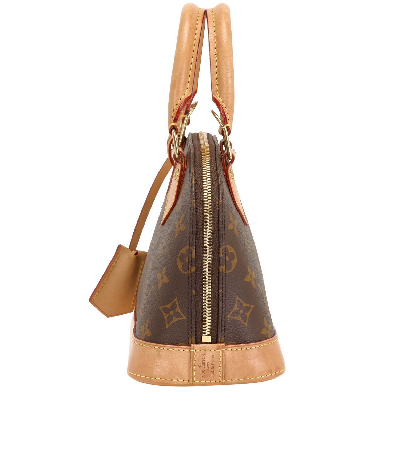 Alma BB, &pound;695, Handbags, Brown, Canvas, Bottom view